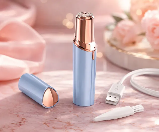 Glow Razor Pro with USB Type-C cable and cleaning brush