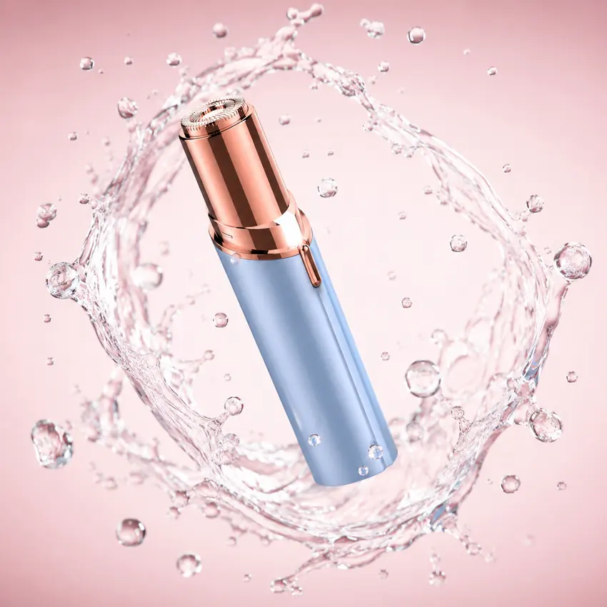 Glow Razor Pro under running water — IPX6 waterproof